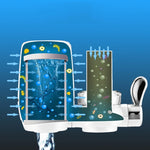 Purificateur d'eau pour robinet, filtre domestique, purificateur d'eau potable directe, purificateur de cuisine, filtre à eau, numéro d'article : filtre en céramique, purificateur d'eau + 1 filtre en céramique, filtre en céramique