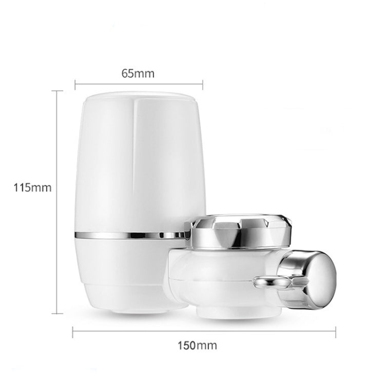 Purificateur d'eau pour robinet, filtre domestique, purificateur d'eau potable directe, purificateur de cuisine, filtre à eau, numéro d'article : filtre en céramique, purificateur d'eau + 1 filtre en céramique, filtre en céramique