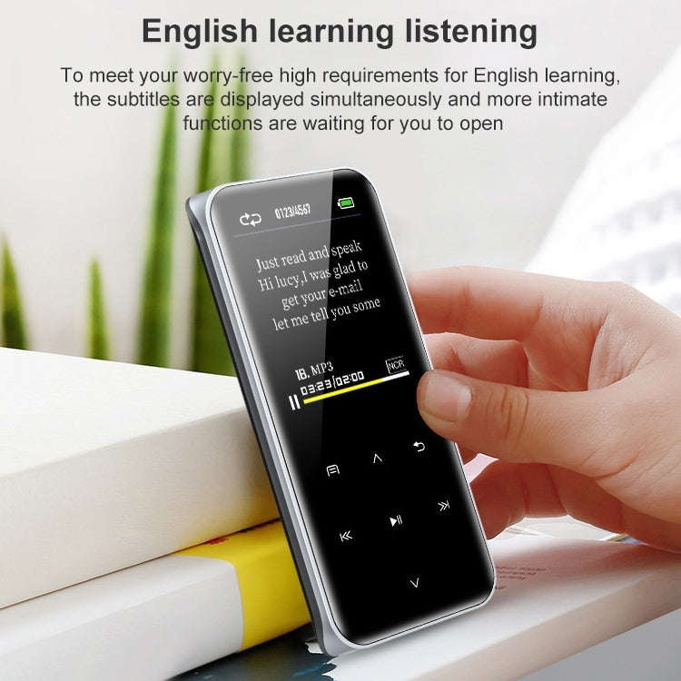 Lecteur MP3 portable Bluetooth à écran tactile, enregistreur, livre électronique, 4 Go, 8 Go, 16 Go, 32 Go