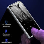 Lecteur MP3 portable Bluetooth à écran tactile, enregistreur, livre électronique, 4 Go, 8 Go, 16 Go, 32 Go