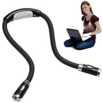 Lampe de lecture portative LED flexible en forme de U, mains libres, à porter autour du cou, noire, verte, bleue, rose