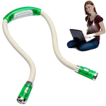 Lampe de lecture portative LED flexible en forme de U, mains libres, à porter autour du cou, noire, verte, bleue, rose