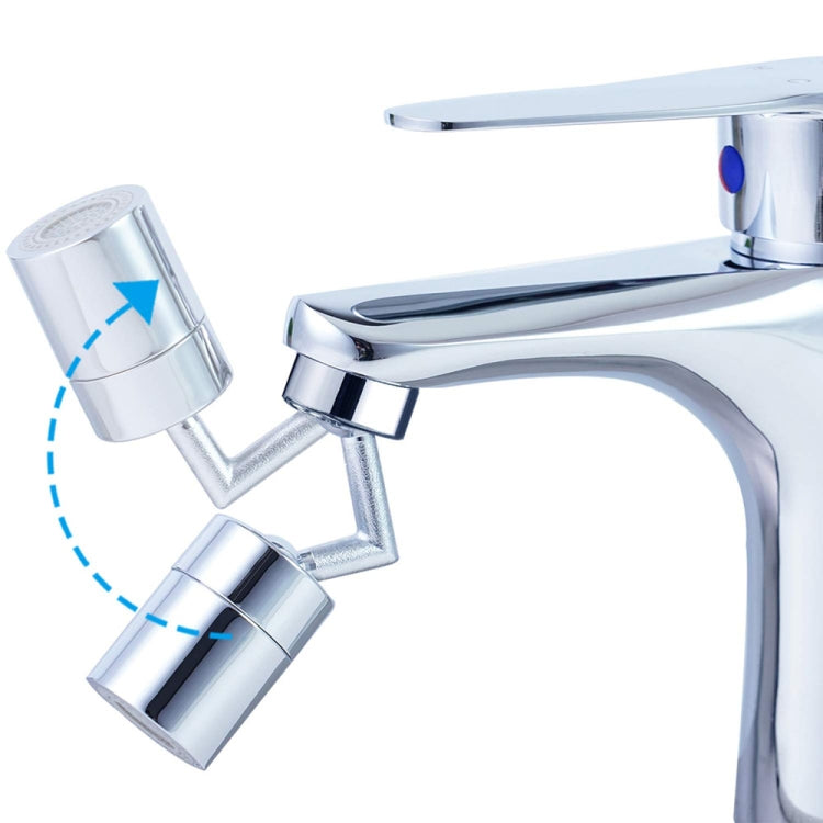 Robinet rotatif universel à 720 degrés, filtre de bec anti-éclaboussures, robinet à double fonction, deux sections.