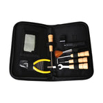 Kit de changement de cordes de guitare en 7 pièces, outil de réparation et d'entretien.