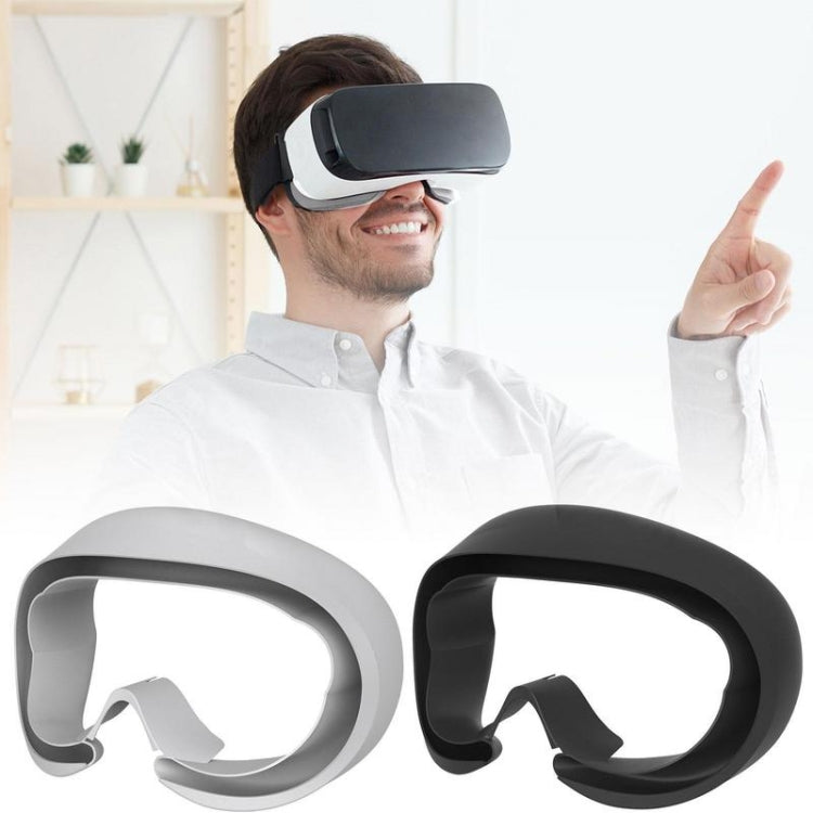 Pour les coussinets oculaires des lunettes VR Pico 4 Housse de protection en silicone, Pour les coussinets oculaires Pico 4 (gris clair), Pour les coussinets oculaires Pico 4 (noir)