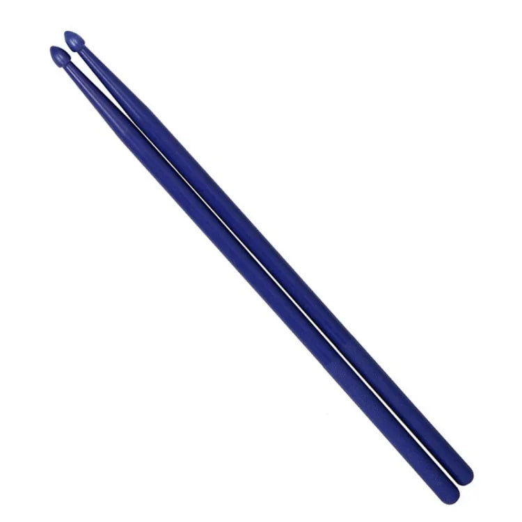 Lot de 2 baguettes de batterie en nylon, accessoires pour batterie, couleurs : jaune, bleu clair, noir, vert clair, rouge, bleu marine, vert foncé