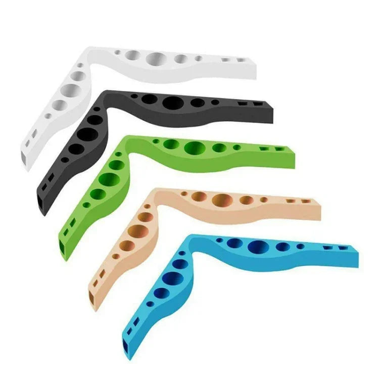 10 Pcs Barrette de Nez pour Masque, Pont de Nez Anti-Buée, Bande d'Étanchéité en Silicone, Couleur Aléatoire, Pince-Nez pour Masque
