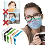 10 Pcs Barrette de Nez pour Masque, Pont de Nez Anti-Buée, Bande d'Étanchéité en Silicone, Couleur Aléatoire, Pince-Nez pour Masque