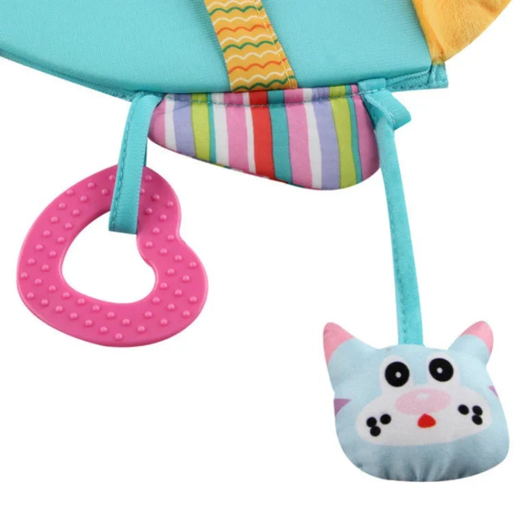 Jouet en Peluche Miroir Rétroviseur Arrière de Siège Auto Bébé, Miroir Poisson 35 x 23.5 cm, Miroir Ours Brun 35 x 23.5 cm, Miroir Pingouin 35 x 23.5 cm