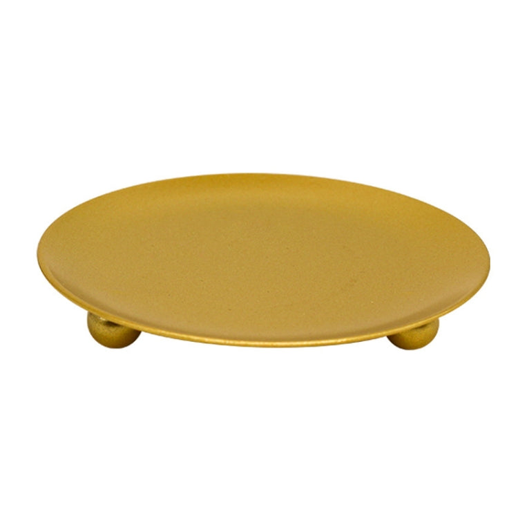 Bougeoir géométrique en fer de style européen, décoration de table, Grand, Petit