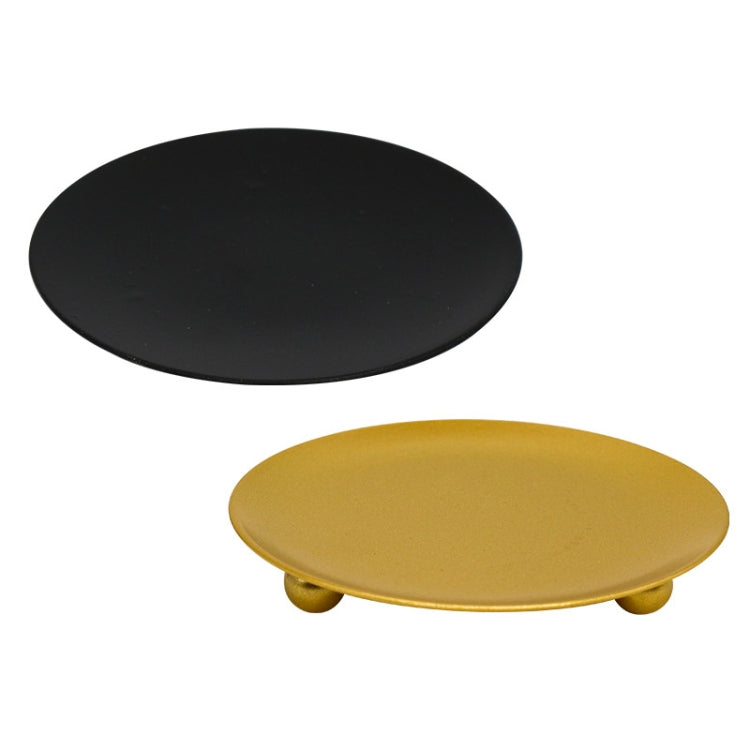 Bougeoir géométrique en fer de style européen, décoration de table, Grand, Petit
