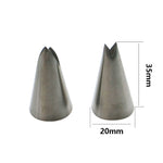 13 pièces / ensemble de douilles à pâtisserie coupleur, kits d'embouts de glaçage en acier inoxydable, fleurs de rose, crème, ustensiles de cuisson, 13 PCS/ensemble