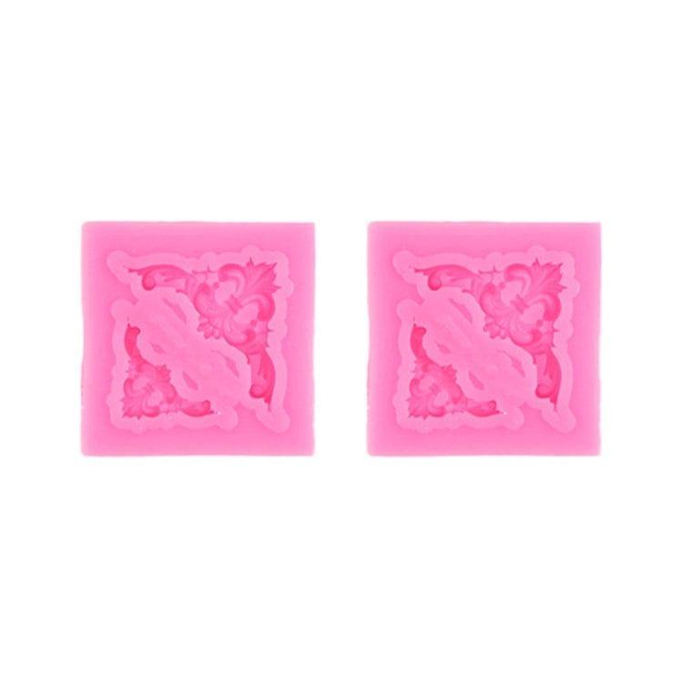 Moule en Silicone pour Fondant 2 Pièces, Bordure Creuse en Relief, Cadre Photo Rétro