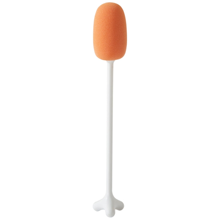 Brosse verticale à long manche pour biberons, en éponge, Longueur : 29 cm, Blanc, Bleu, Rose