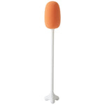 Brosse verticale à long manche pour biberons, en éponge, Longueur : 29 cm, Blanc, Bleu, Rose