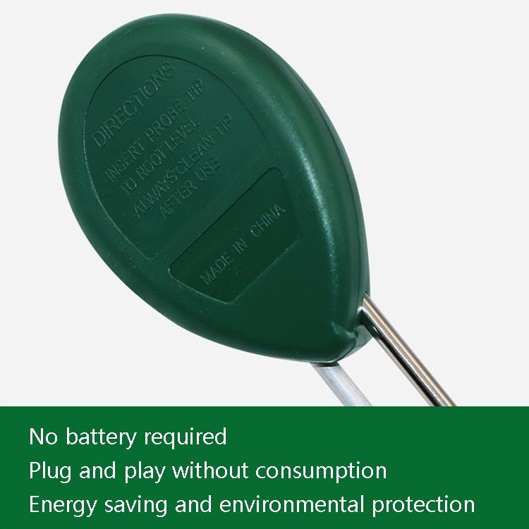 Détecteur de sol 3 en 1 Testeur de valeur PH intensité lumineuse Stylo testeur d'humidité sèche du sol à tête ronde, 3 en 1