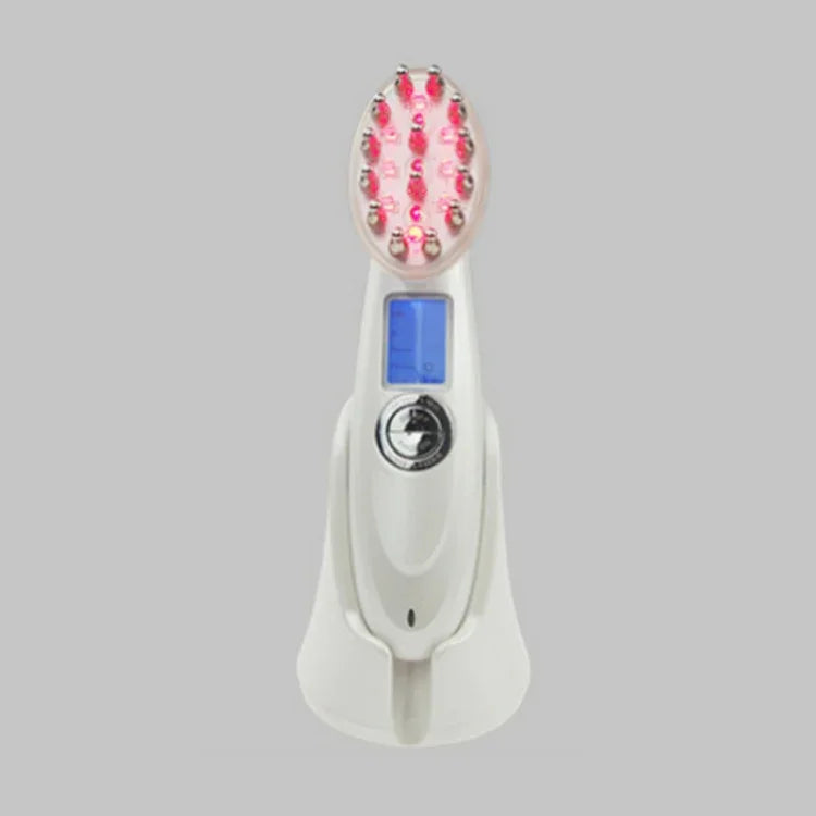 Peigne RF pour la pousse des cheveux Contrôle du sébum du cuir chevelu et Masseur anti-chute de cheveux, Manuel en anglais