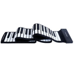 Piano électronique pliable MIDI88 à 88 touches, fabriqué à la main, avec clavier MIDI virtuel professionnel et fonction de simulation. Piano électronique portable et pliable.