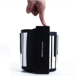 Piano électronique pliable MIDI88 à 88 touches, fabriqué à la main, avec clavier MIDI virtuel professionnel et fonction de simulation. Piano électronique portable et pliable.