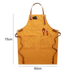 Tablier en jean pour la maison, Barista, magasin de thé floral, vêtements de travail de barbier, version adulte, pour enfant 47cm, pour enfant 57cm