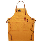 Tablier en jean pour la maison, Barista, magasin de thé floral, vêtements de travail de barbier, version adulte, pour enfant 47cm, pour enfant 57cm