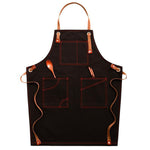 Tablier en jean pour la maison, Barista, magasin de thé floral, vêtements de travail de barbier, version adulte, pour enfant 47cm, pour enfant 57cm