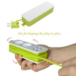 Multiprise 1/2 prise EU 4 ports USB 1200W 250V câble 1,5 m murale portable multiprises, prises EU