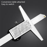 Jauge de profondeur à affichage numérique 0-150 mm Pied à coulisse Règle de mesure de profondeur, 0-150 mm