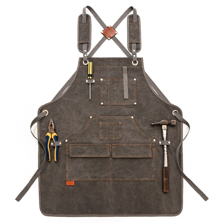 Tablier en toile Barbier Torréfaction Café Jardinage Menuiserie Vêtements de travail Homme et Femme, Modèles Adultes, Pour enfants 47cm, Pour enfants 57cm