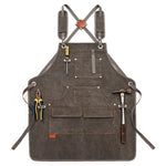 Tablier en toile Barbier Torréfaction Café Jardinage Menuiserie Vêtements de travail Homme et Femme, Modèles Adultes, Pour enfants 47cm, Pour enfants 57cm