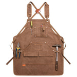 Tablier en toile Barbier Torréfaction Café Jardinage Menuiserie Vêtements de travail Homme et Femme, Modèles Adultes, Pour enfants 47cm, Pour enfants 57cm