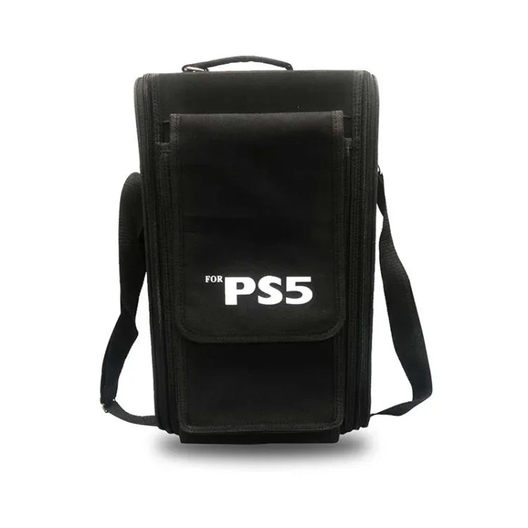 Sacoche de voyage N8002 pour console de jeux PS5, avec poignée et protection, bandoulière simple.