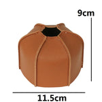 Housse en cuir pour réservoir de gaz plat de camping extérieur Lampe à vapeur de camping Housse de protection en PU pour réservoir de carburant, Pour réservoir de gaz 230g, Pour réservoir de gaz 450g