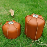 Housse en cuir pour réservoir de gaz plat de camping extérieur Lampe à vapeur de camping Housse de protection en PU pour réservoir de carburant, Pour réservoir de gaz 230g, Pour réservoir de gaz 450g