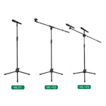 Support micro sur pied avec levage, pied de micro de scène, trépied vertical pour performance, ML01, ML02, ML03