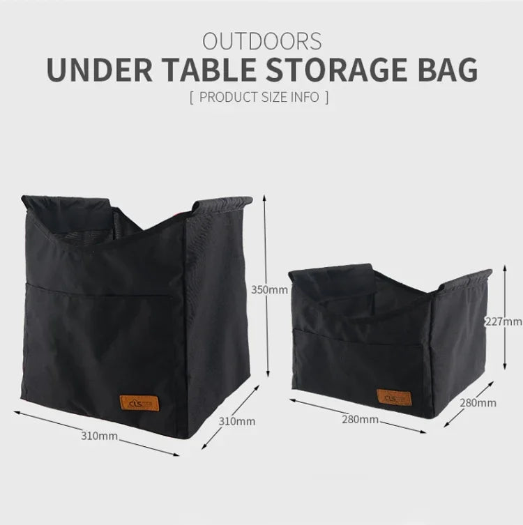 CLS Outdoor Folding Picnic Table Storage Hanging Bag Portable Invisible Pocket Storage Hanging Pocket,Style:, Small Pocket, Large Pocket, Table Small + Small Pocket, Table Medium + Large Pocket