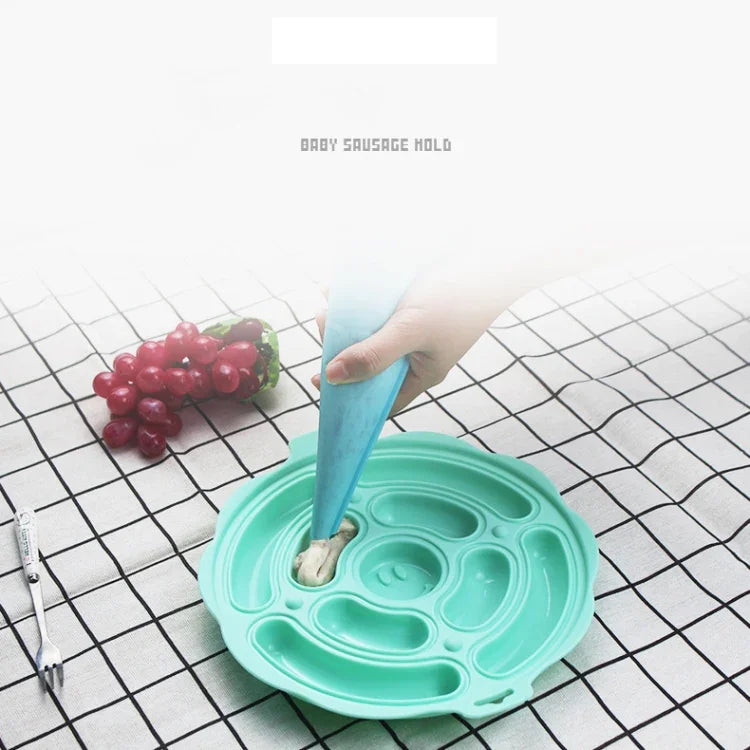Moule à saucisse rond en silicone de qualité alimentaire, moule à pâtisserie, moule à hot dog fait maison DIY, livraison couleur aléatoire, Moule à hot dog DIY
