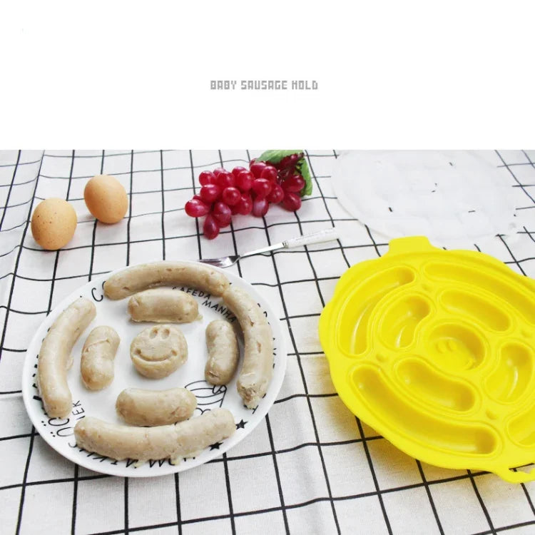 Moule à saucisse rond en silicone de qualité alimentaire, moule à pâtisserie, moule à hot dog fait maison DIY, livraison couleur aléatoire, Moule à hot dog DIY