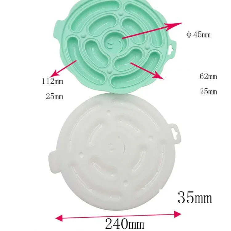 Moule à saucisse rond en silicone de qualité alimentaire, moule à pâtisserie, moule à hot dog fait maison DIY, livraison couleur aléatoire, Moule à hot dog DIY