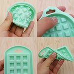 Moule à gaufres en silicone de qualité alimentaire 5 en 1, ensemble de cuisine pour gâteaux, fournitures de pâtisserie, rouge, vert, beige, rose