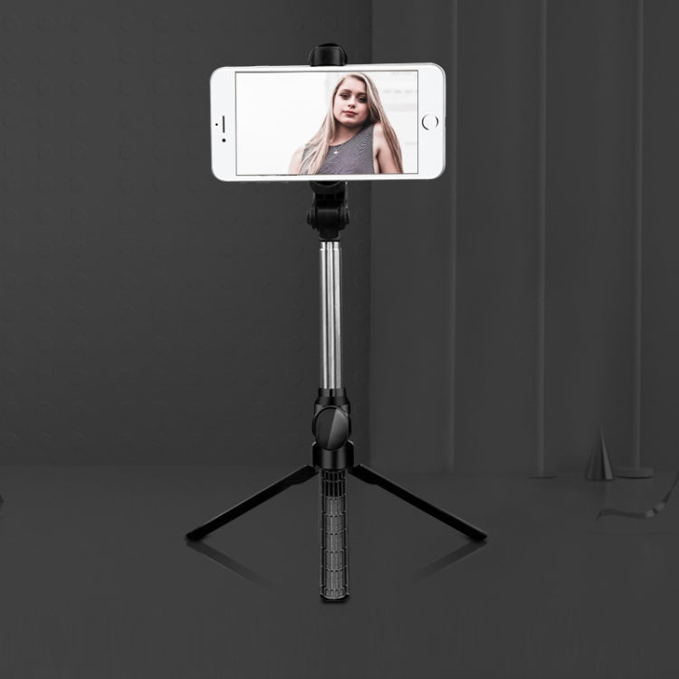 Trépied Bluetooth, perche à selfie, support téléphone portable pour live, noir, blanc, rose