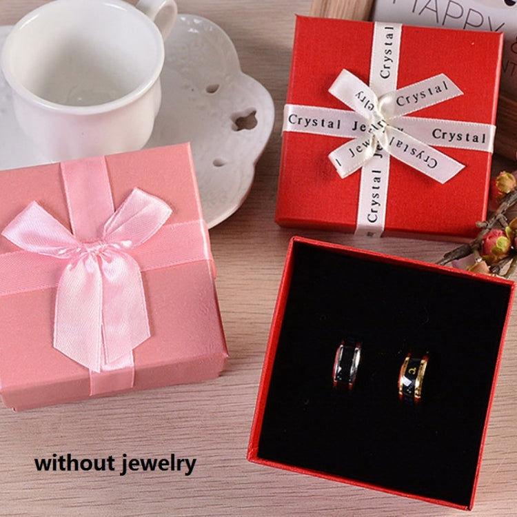Boîte cadeau à bijoux 10 pièces avec nœud, boîte d'emballage à bijoux carrée en papier, 8x8x4.5cm, 9x9x4cm, 6.2x6.2cm, 8x8x3.5cm