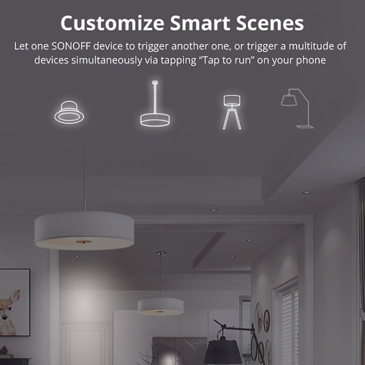 Interrupteur intelligent WIFI Sonoff MINIR2 à double commande, pièces de modification DIY petites