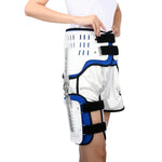 Attelle de fixation de la paraplégie de l'articulation de la hanche Attelle de fracture fémorale, Taille unique gauche, Taille unique droite, Taille unique deux jambes
