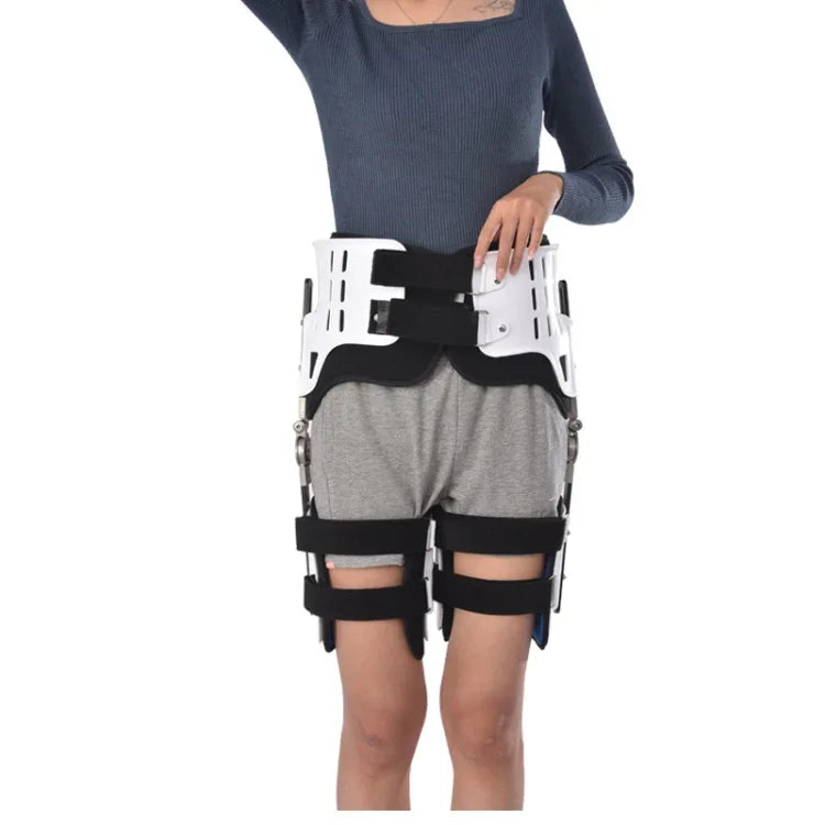 Attelle de fixation de la paraplégie de l'articulation de la hanche Attelle de fracture fémorale, Taille unique gauche, Taille unique droite, Taille unique deux jambes
