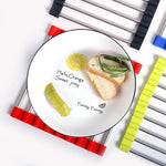 MS-202 Tapis de cuisson antidérapant et anti-brûlure en acier inoxydable pour cuisine à la maison, tapis isolant pliable pour casserole, livraison de couleur aléatoire, MS-202 couleur aléatoire