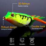 Leurre de Pêche Bionique Grenouille, 5,5 cm/12g