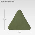 Toile imperméable de tabouret portable triangulaire de camping en plein air