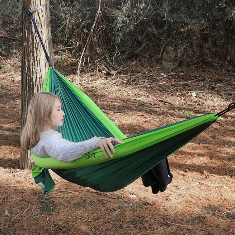 Hamac gonflable double extérieur Anti-basculement Balançoire de camping, Taille : 270x140cm, 270x140cm Gonflable Vert, 270x140cm Gonflable Bleu, 270x140cm Gonflable Kaki