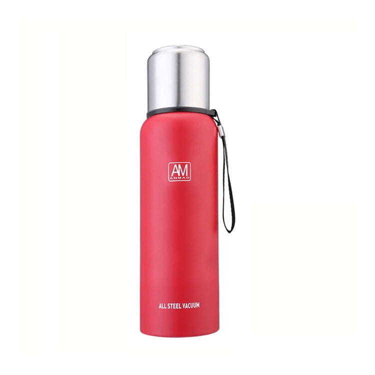 Tasse isotherme en acier inoxydable 304, grande capacité, pour le sport, voyage en extérieur, 500 ml, 750 ml, 1000 ml, 1500 ml